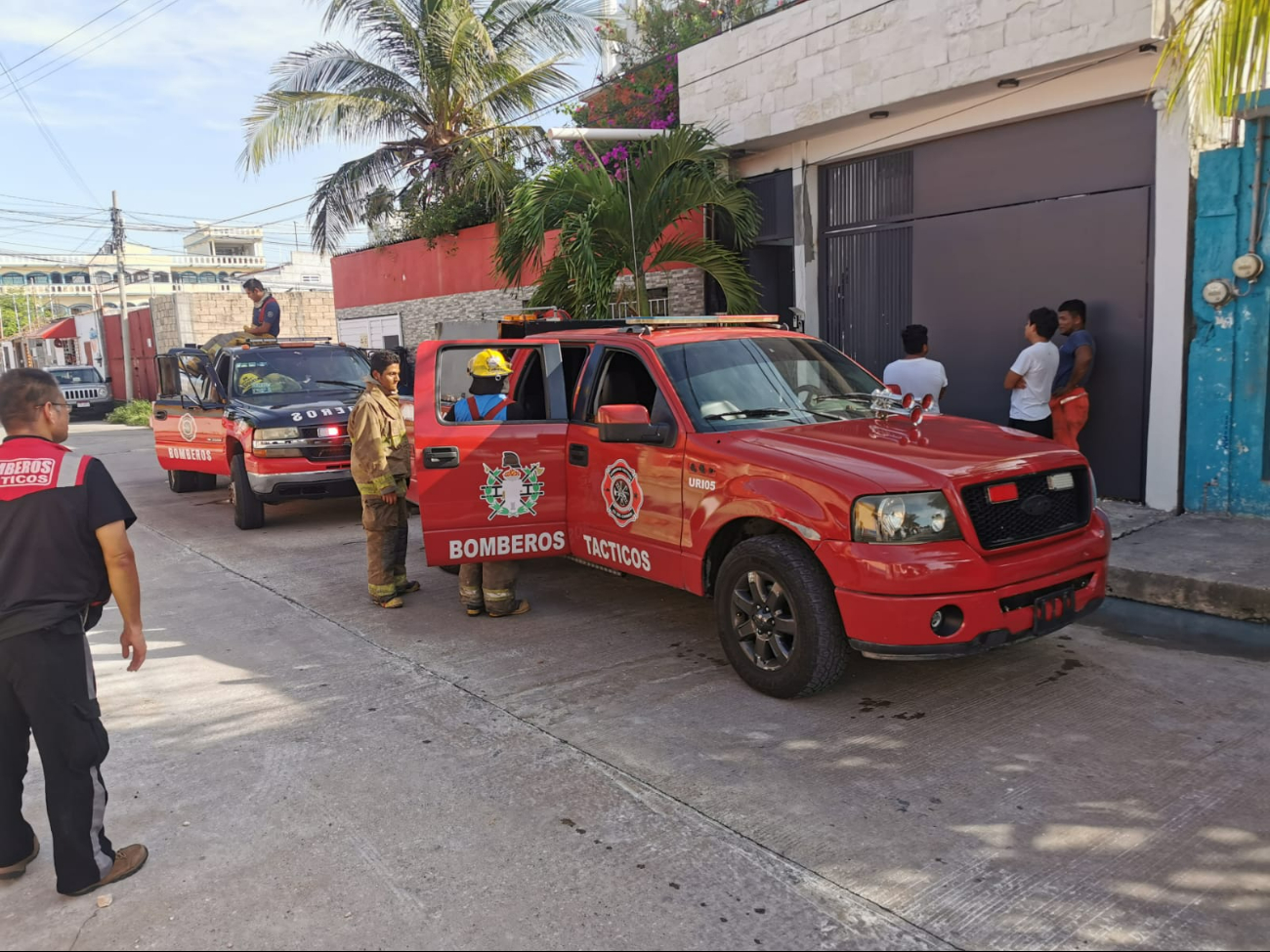 El incendio no era estructural sino de dos medidores eléctricos El incendio no era estructural sino de dos medidores eléctricos