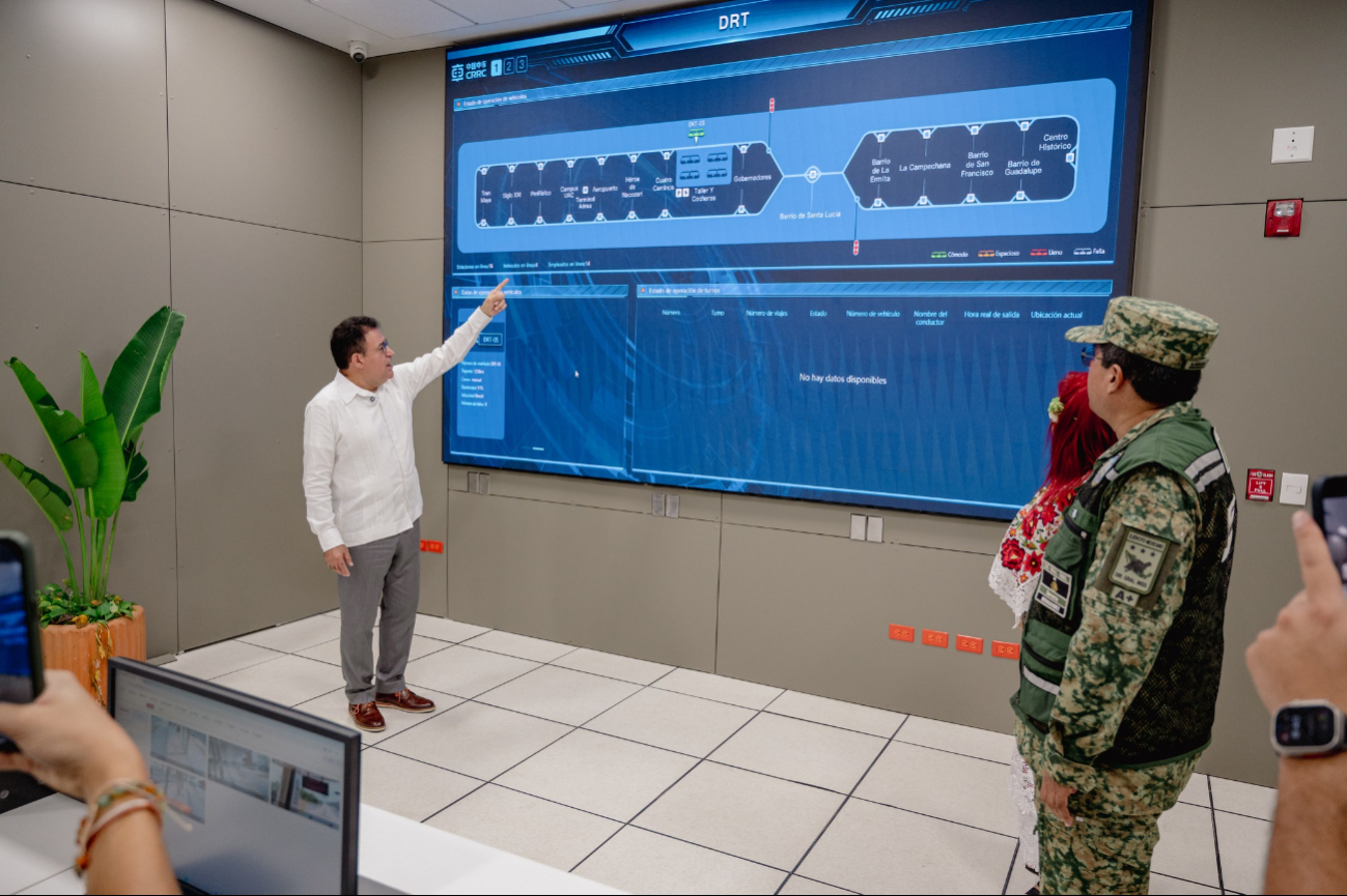 El sistema DRT (Digital Rail Transit) funciona de forma automática, con trenes eléctricos, monitoreo en tiempo real y sin conductor