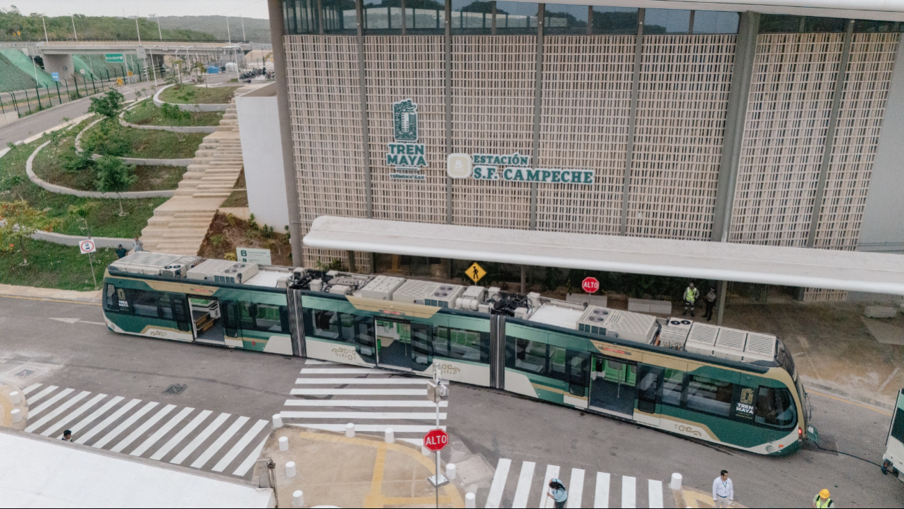 El Tren Ligero conectará puntos clave como el Centro Histórico, el Aeropuerto y la estación del Tren Maya.