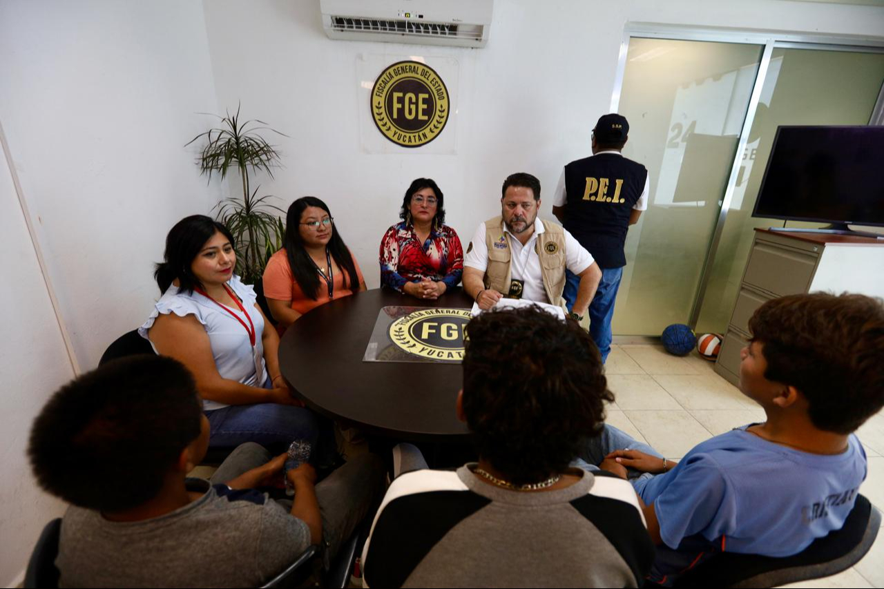 La FGE Yucatán se encargó de la búsqueda de los tres menores en Mérida