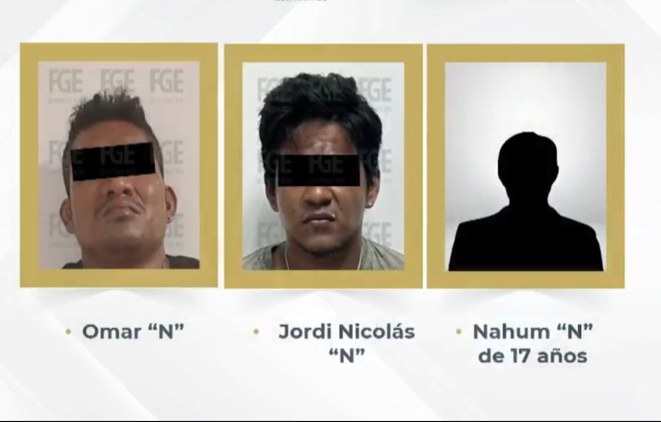 Omar “N”, Jordi Nicolás “N” y el menor Nahum “N”, de 17 años, Fueron puestos a disposición del Ministerio Público y posteriormente vinculados a proceso Omar “N”, Jordi Nicolás “N” y el menor Nahum “N”, de 17 años, Fueron puestos a disposición del Ministerio Público y posteriormente vinculados a proceso