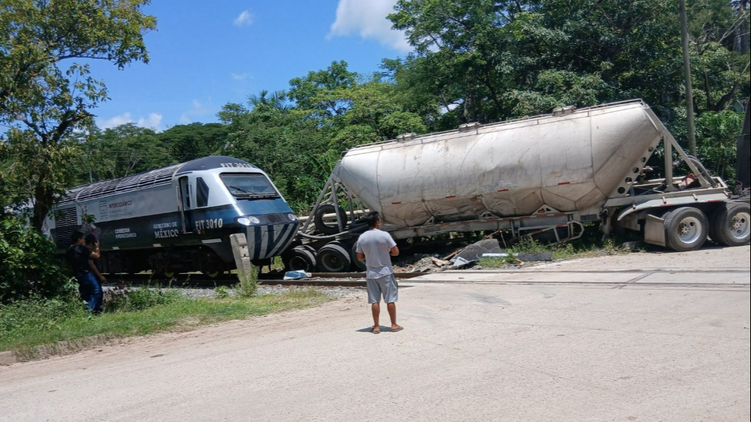 Afortunadamente no se registraron lesionados graves tras el accidente Afortunadamente no se registraron lesionados graves tras el accidente