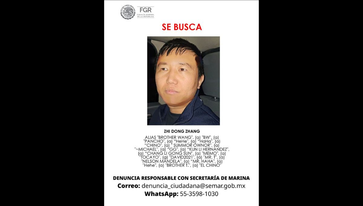 FGR activa búsqueda de “Brother Wang”, operador clave de precursores químicos para cárteles mexicanos