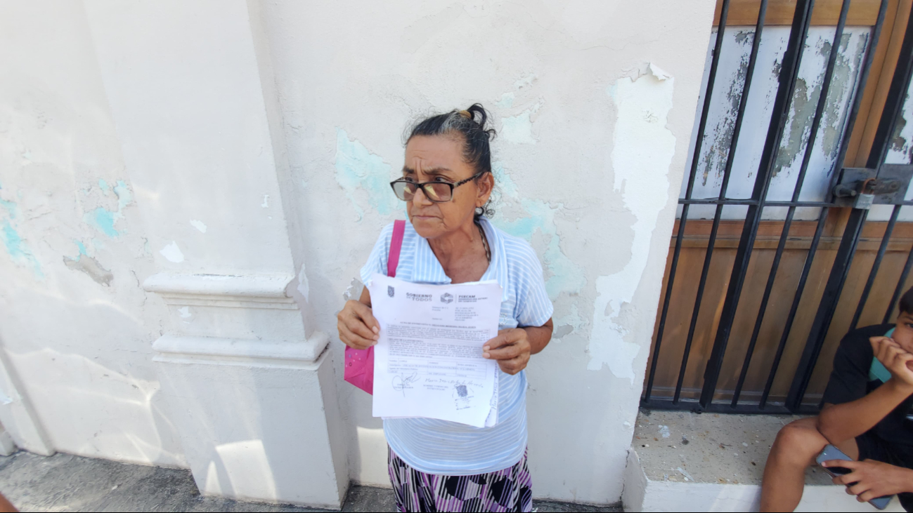 Doña María Jesús Delgado Heredia, adulta mayor, fue víctima de robo en un cajero automático el pasado 2 de junio.