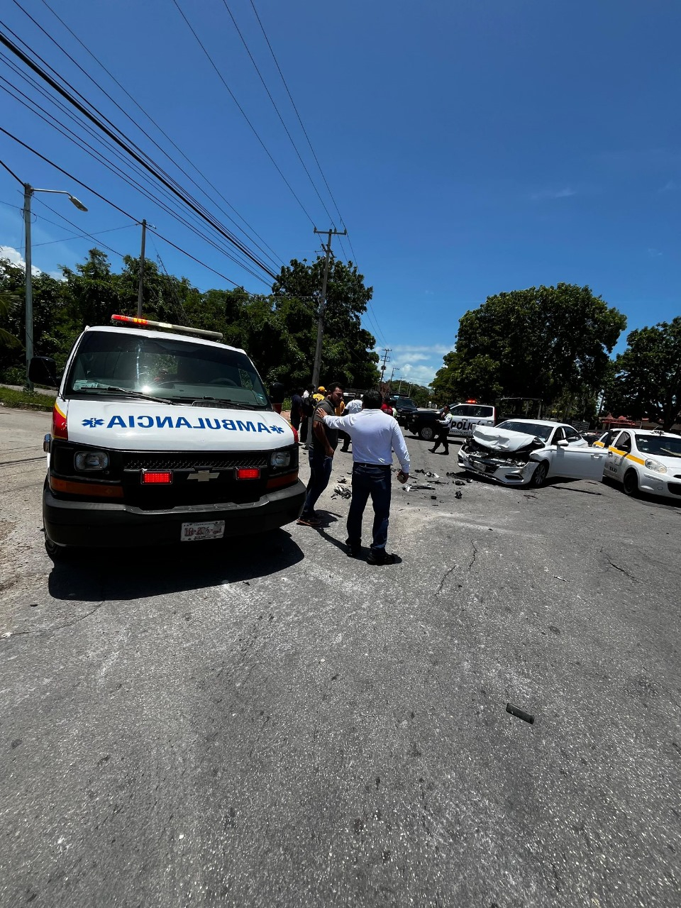 Elementos de tránsito aseguraron el área
