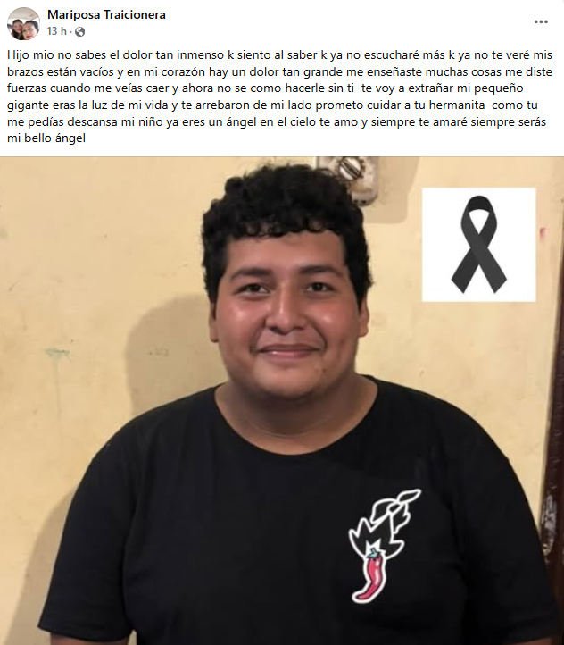 Su madre se despidió con un emotivo mensaje en redes. Su madre se despidió con un emotivo mensaje en redes.