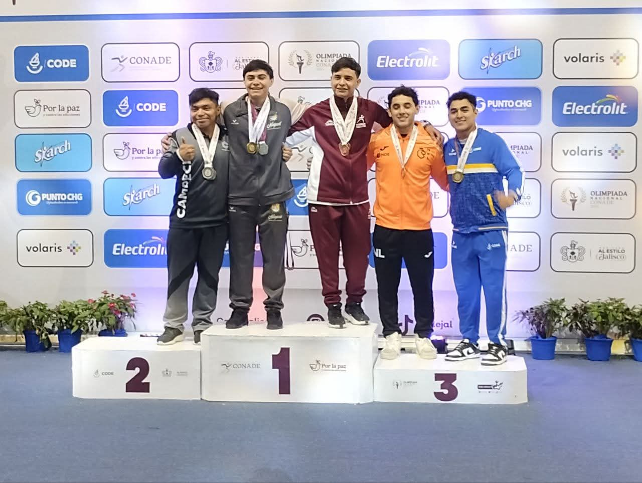 Campeche suma 10 medallas más en los Nacionales CONADE 2025 de Halterofilia 