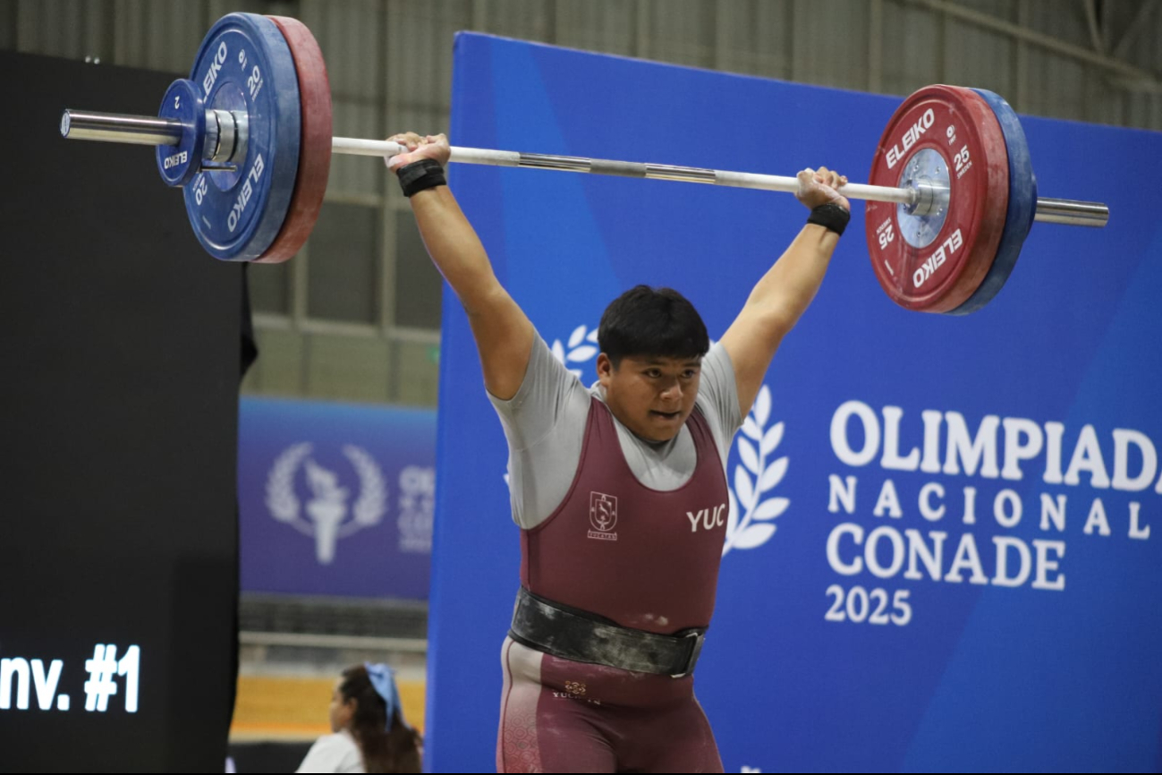 Superan expectativas: Levantamiento de pesas deja 19 oros para Yucatán en la Olimpiada Nacional 2025