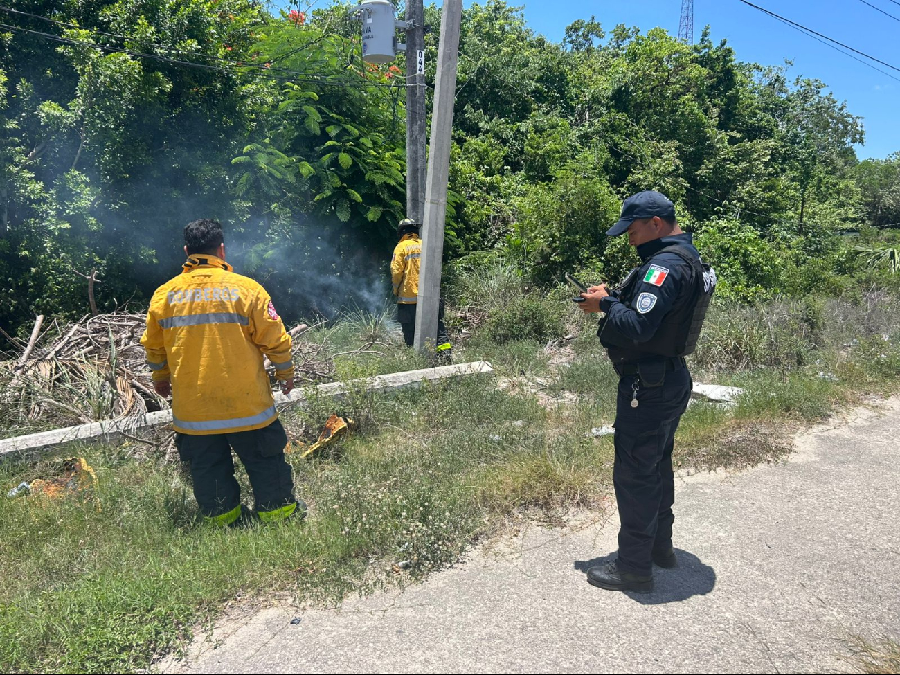 Obrero sufre descarga eléctrica en Playa del Carmen; está grave con quemaduras en 65% del cuerpo 