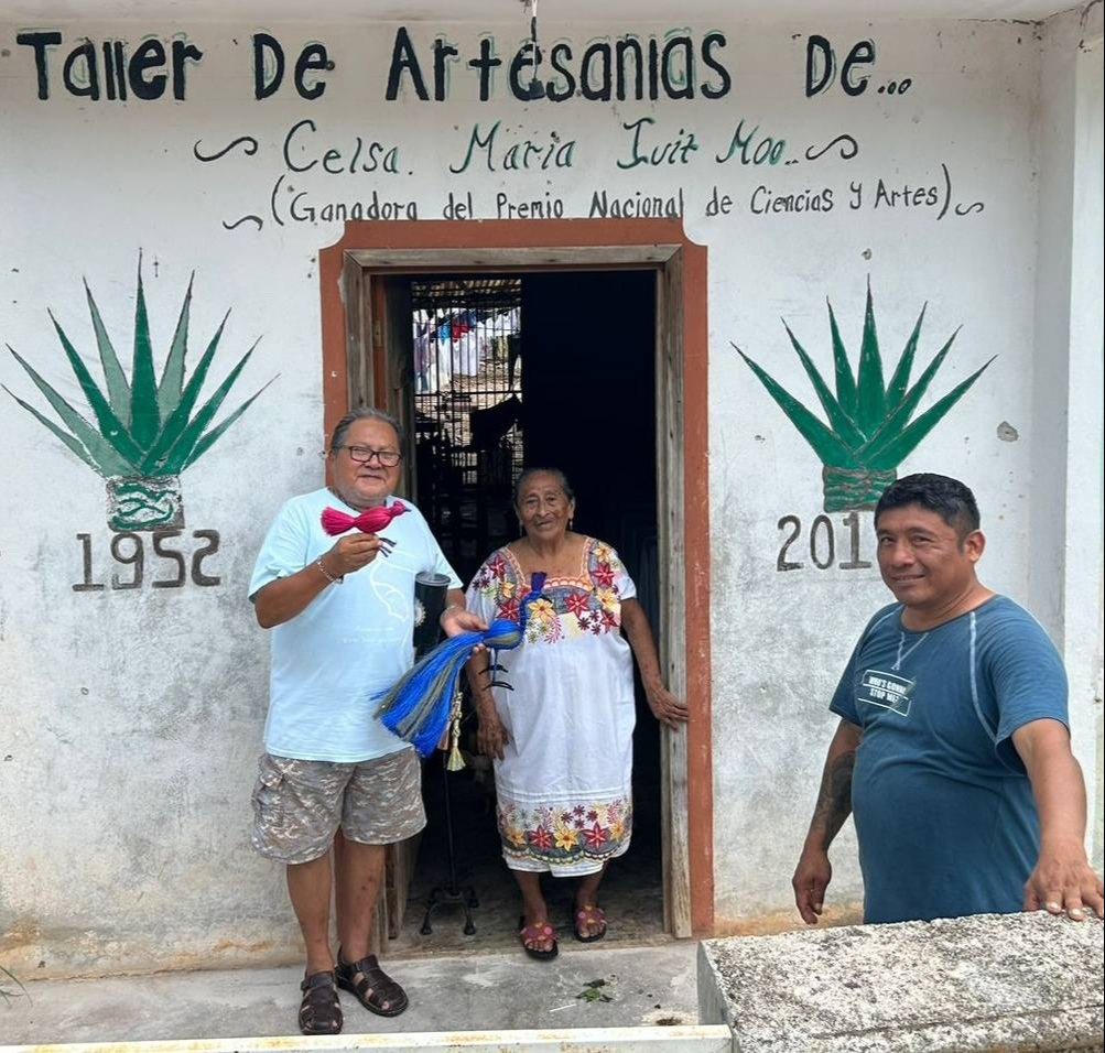 Celsa María Iuit Moo es una reconocida artesana que deja su huella en la historia de la comunidad Celsa María Iuit Moo es una reconocida artesana que deja su huella en la historia de la comunidad
