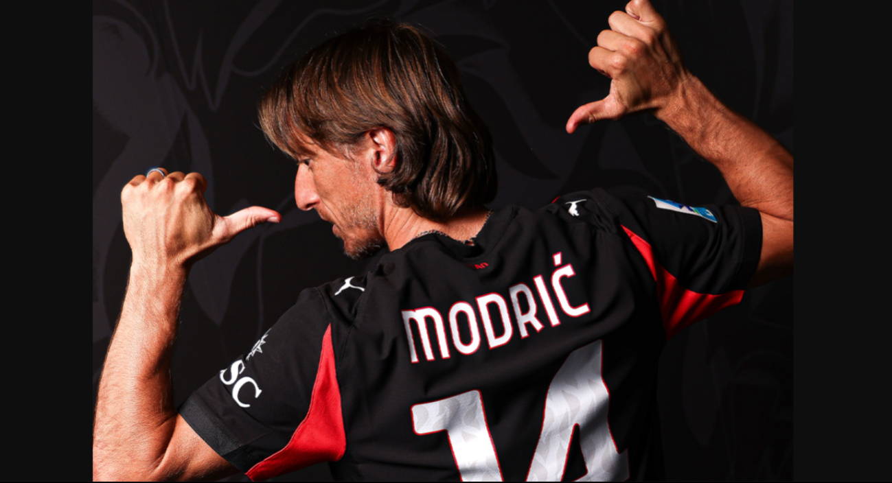 Loka Modric llega a reforzar al Milan y junto a Santi Giménez buscarán levantar.