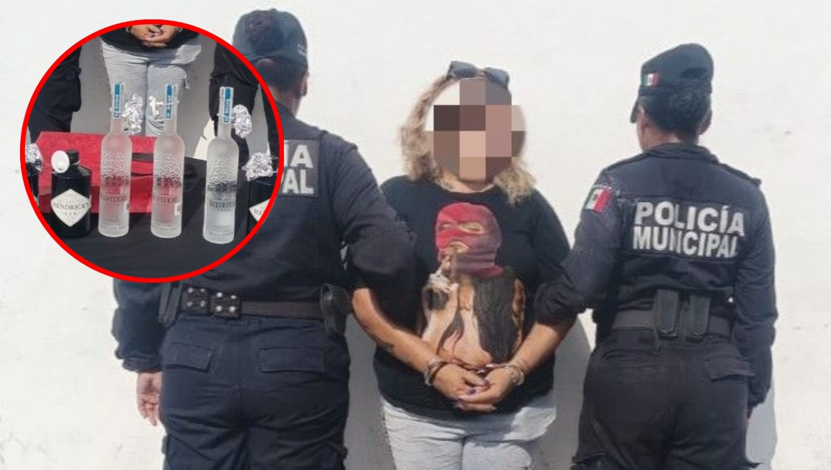 La mujer fue descubierta por las cámaras de seguridad del establecimiento