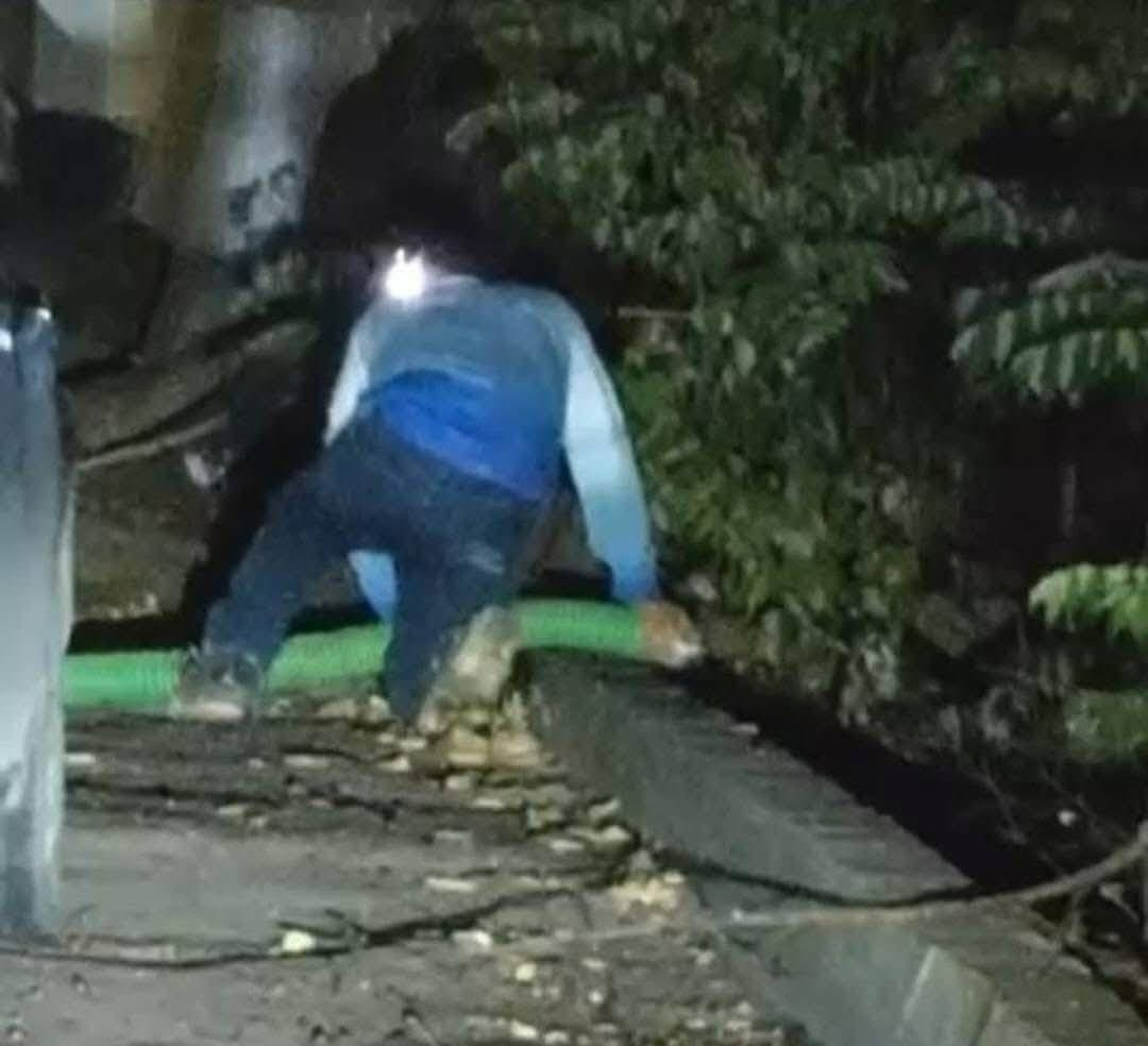 Una ciudadana que transitaba por la zona denunció el suceso Una ciudadana que transitaba por la zona denunció el suceso