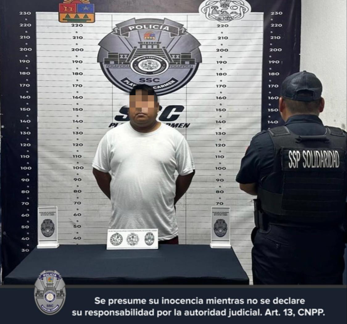 El detenido fue identificado como José Luis “N”, de 36 años de edad