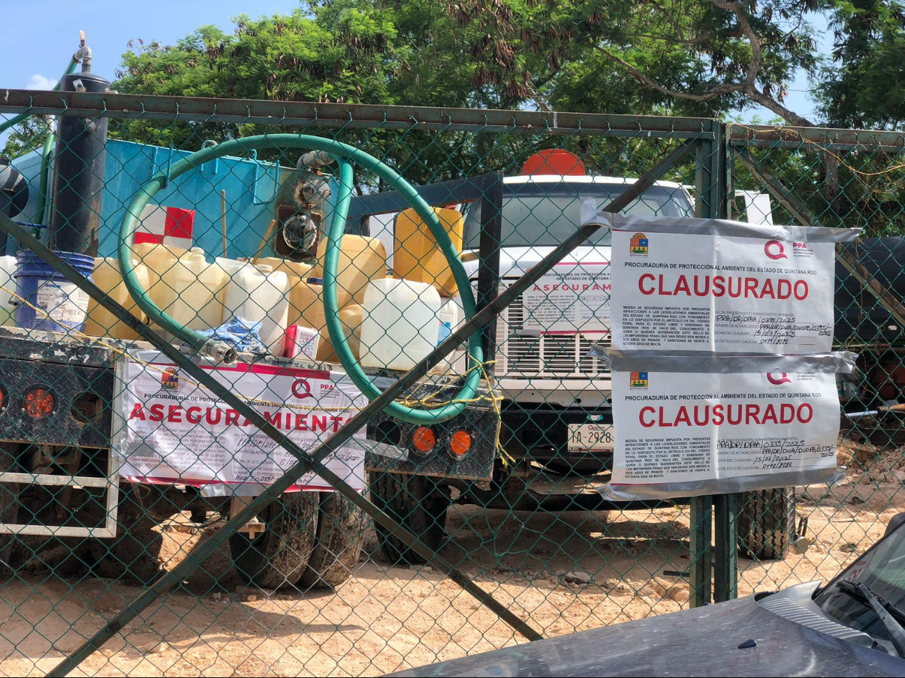 La PPA encontró diversas irregularidades sobre la empresa sorprendida vertiendo aguas negras