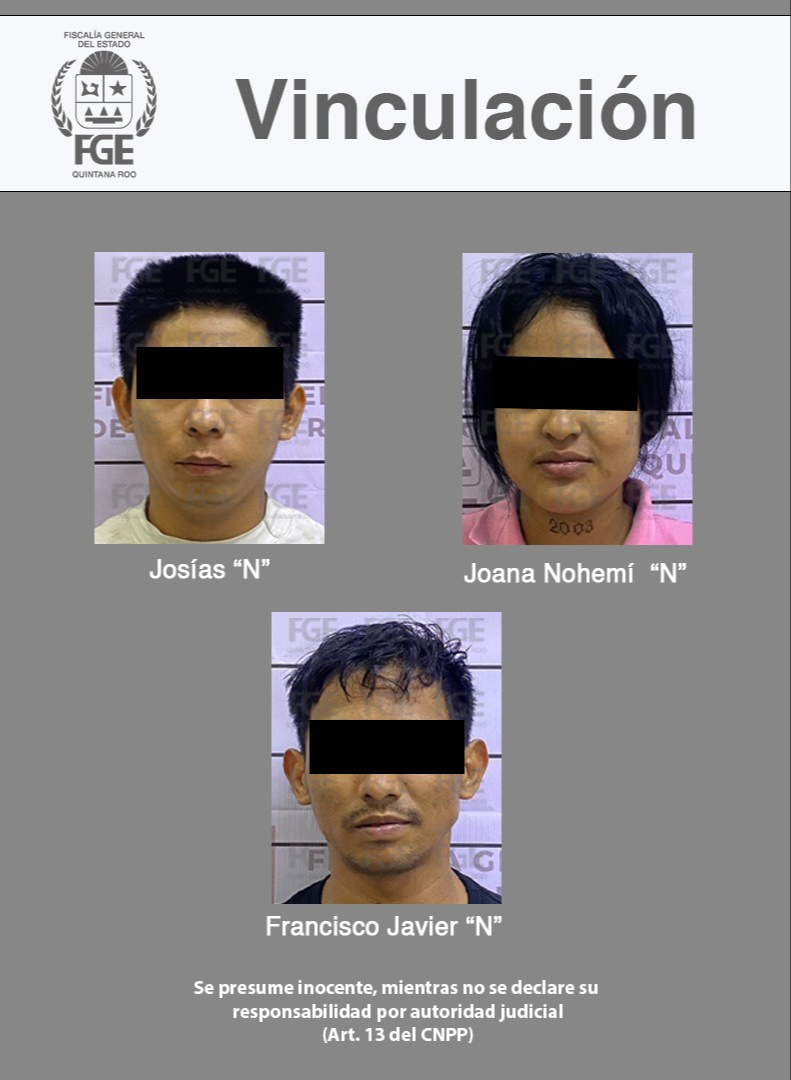 Los tres detenidos estarán en prisión durante su proceso. Los tres detenidos estarán en prisión durante su proceso.
