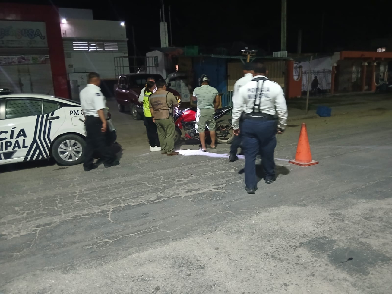 Tres ebrios detenidos durante operativo en Escárcega; los vehículos se fueron al corralón 