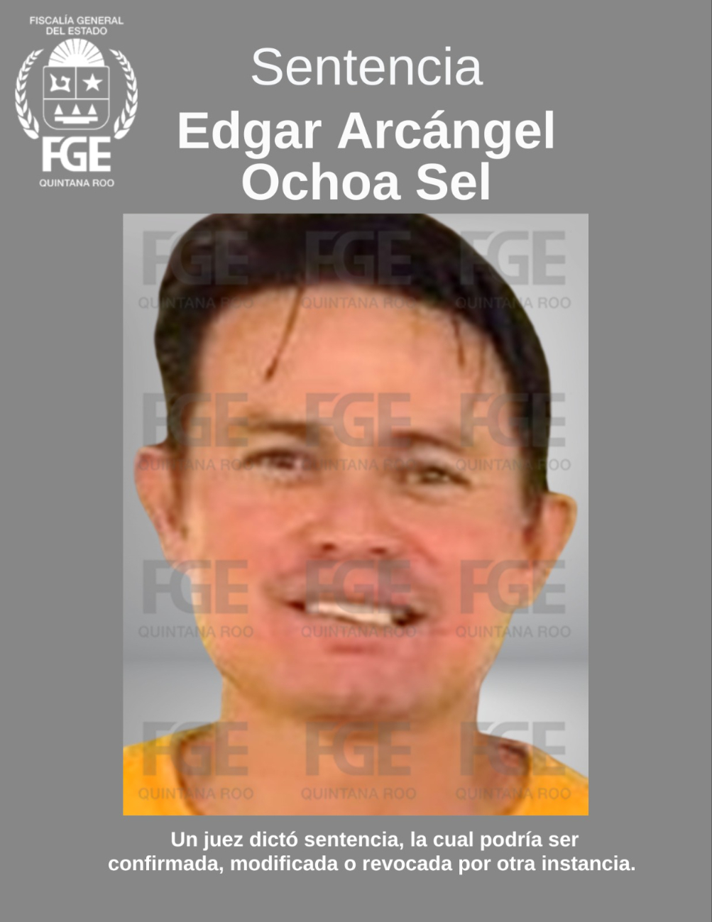 El hombre fue identificado como Edgar Arcángel Ochoa Sel