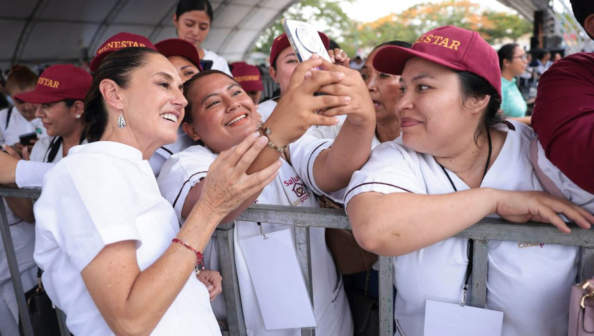 La presidenta Claudia Sheinbaum ha señalado en diversas ocasiones que el acceso a la salud es un derecho, no un privilegio La presidenta Claudia Sheinbaum ha señalado en diversas ocasiones que el acceso a la salud es un derecho, no un privilegio