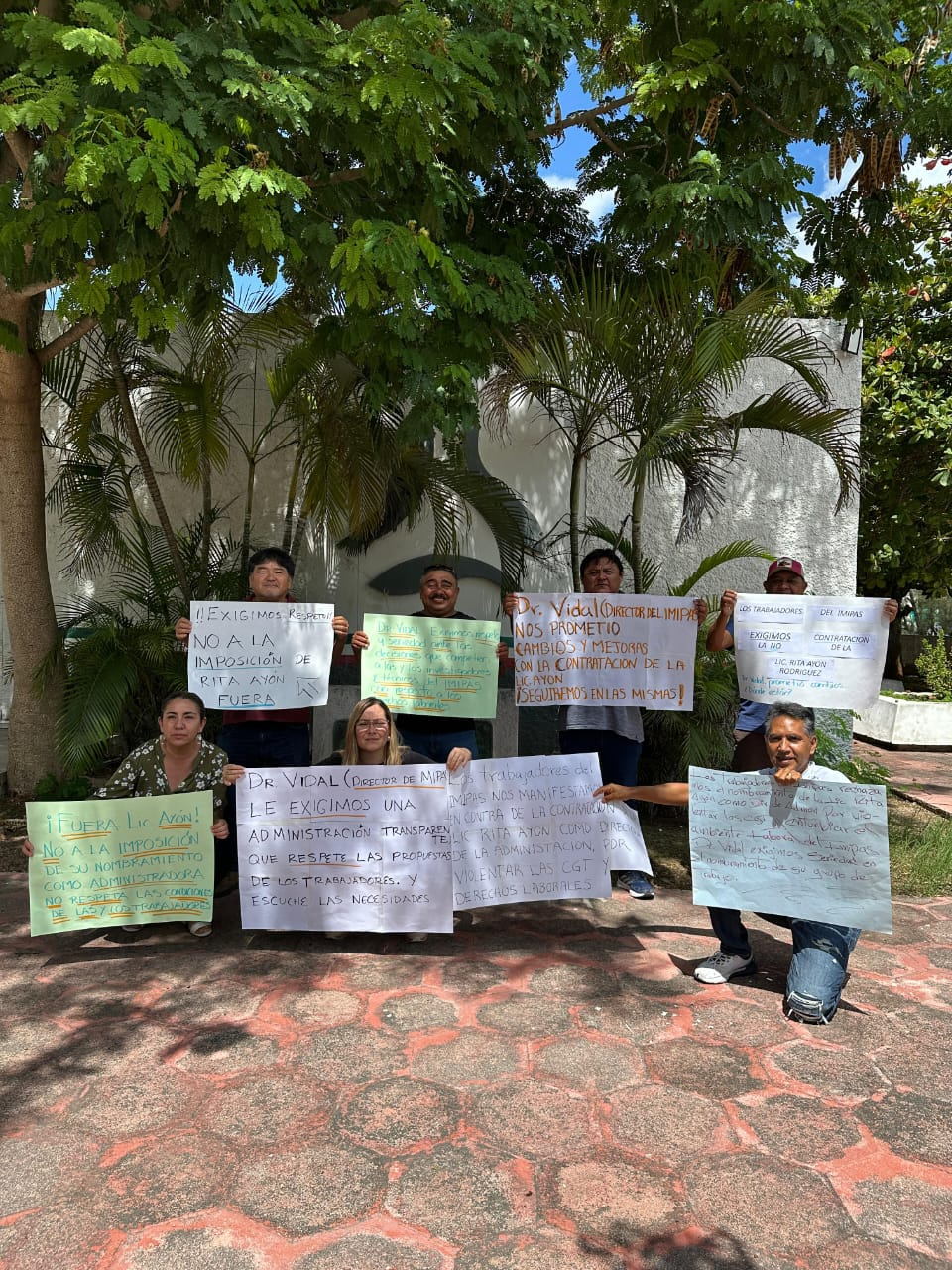 Trabajadores se pronuncian contra el regreso de Rita Ayón Rodríguez al centro regional acuícola Trabajadores se pronuncian contra el regreso de Rita Ayón Rodríguez al centro regional acuícola