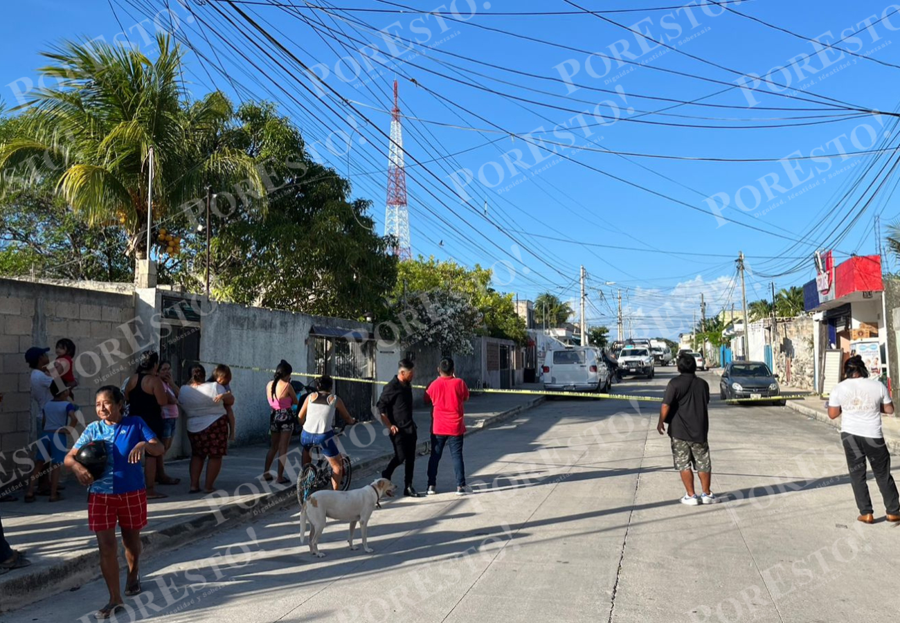 Ejecutan a balazos a un hombre en la supermanzana 76 de Cancún