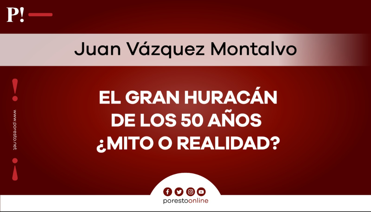 El gran huracán de los 50 años ¿mito o realidad? El gran huracán de los 50 años ¿mito o realidad?