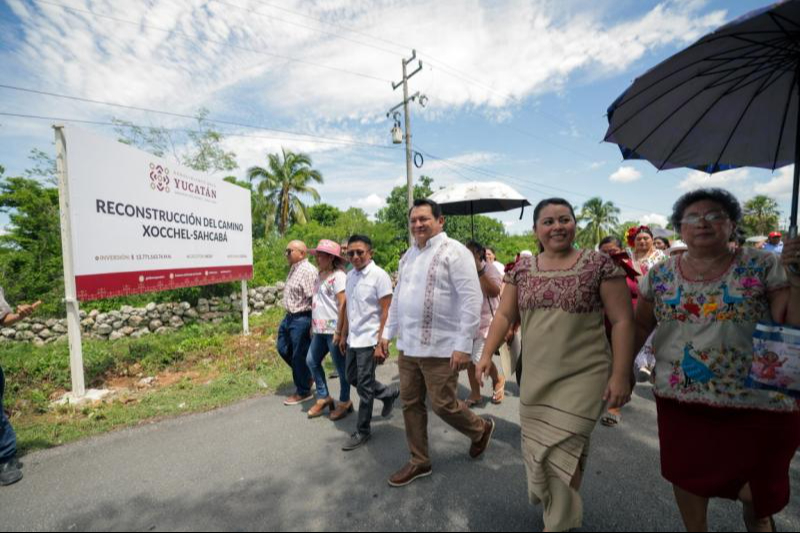 Inicia reconstrucción de la carretera Xocchel–Sahcabá