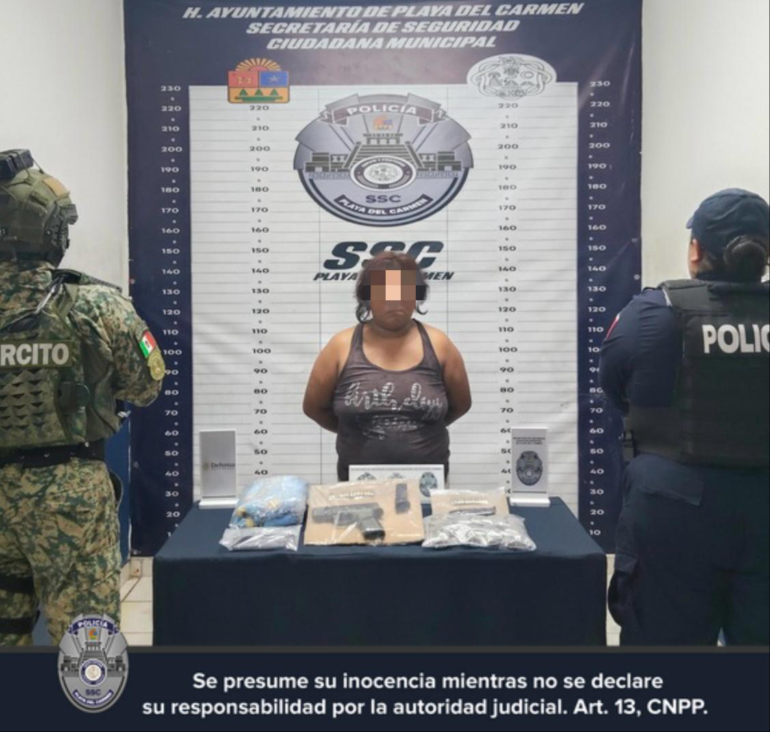 La detenida fue identificada como Jessica “N”, de 33 años La detenida fue identificada como Jessica “N”, de 33 años