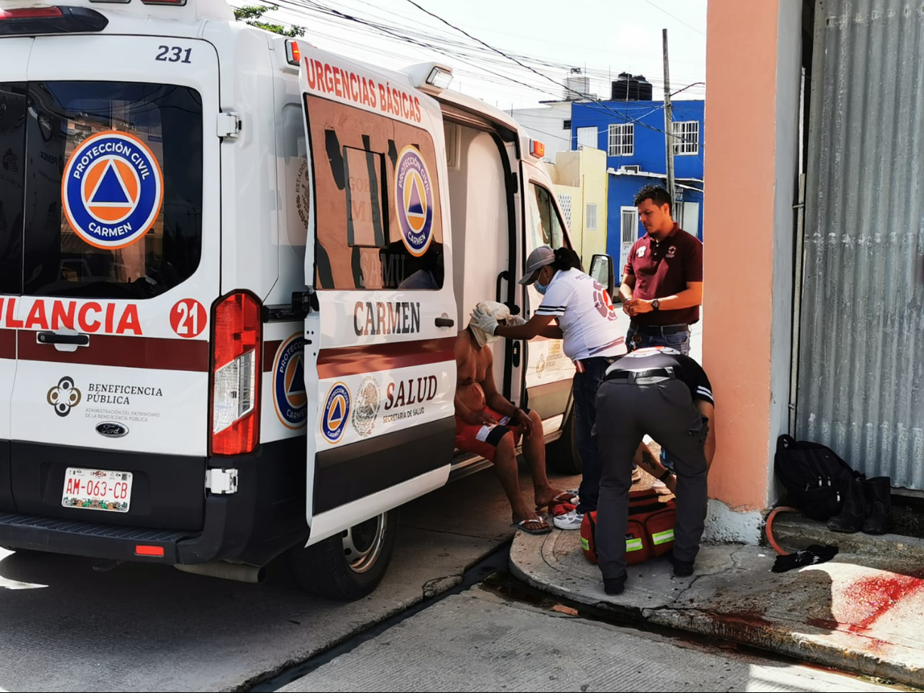 Grave ataque en Carmen: Joven es herido con machete por  familiares