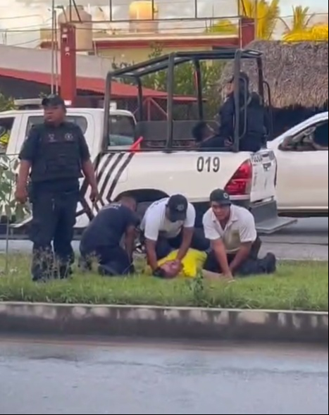 El conductor de la unidad intentó darse a la fuga de las autoridades