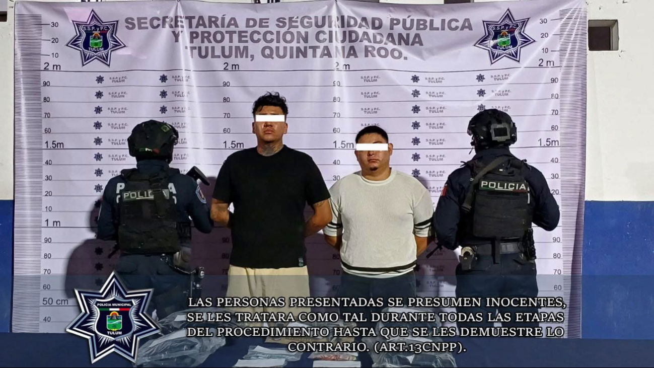 Los detenidos, Guadalupe del Carmen "N" y Juan Mauricio "N", fueron interceptados durante un Punto de Control Preventivo Provisional Los detenidos, Guadalupe del Carmen "N" y Juan Mauricio "N", fueron interceptados durante un Punto de Control Preventivo Provisional