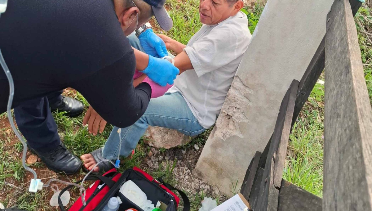 El incidente no pasó a mayores gracias a la labor de los paramédicos.