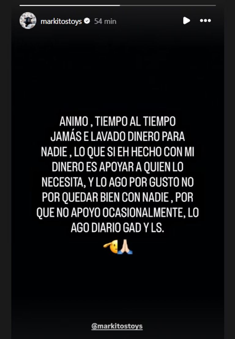 El mensaje que dejó en sus redes sociales El mensaje que dejó en sus redes sociales