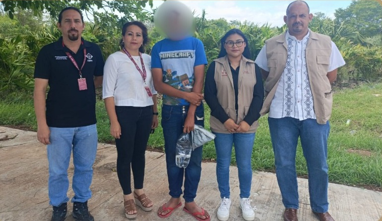 Emotivo reencuentro en Champotón: Joven vuelve a casa con su familia tras su desaparición