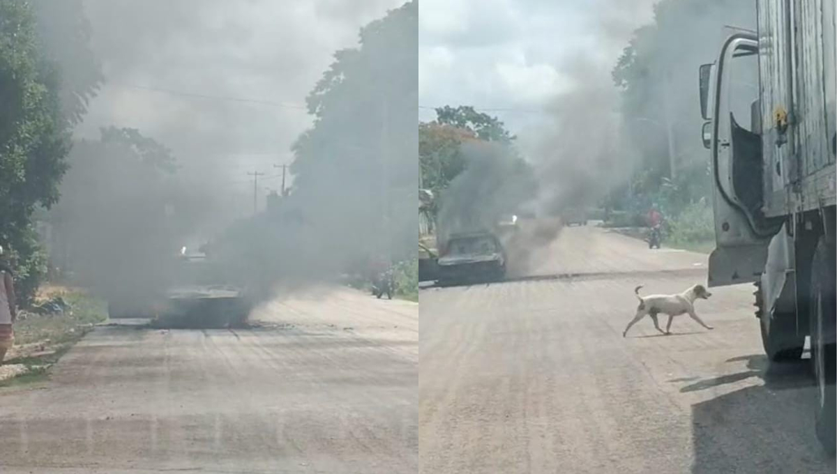 Debido a la falta de equipos para hacer frente a los incendios, el vehículo no pudo ser salvado Debido a la falta de equipos para hacer frente a los incendios, el vehículo no pudo ser salvado