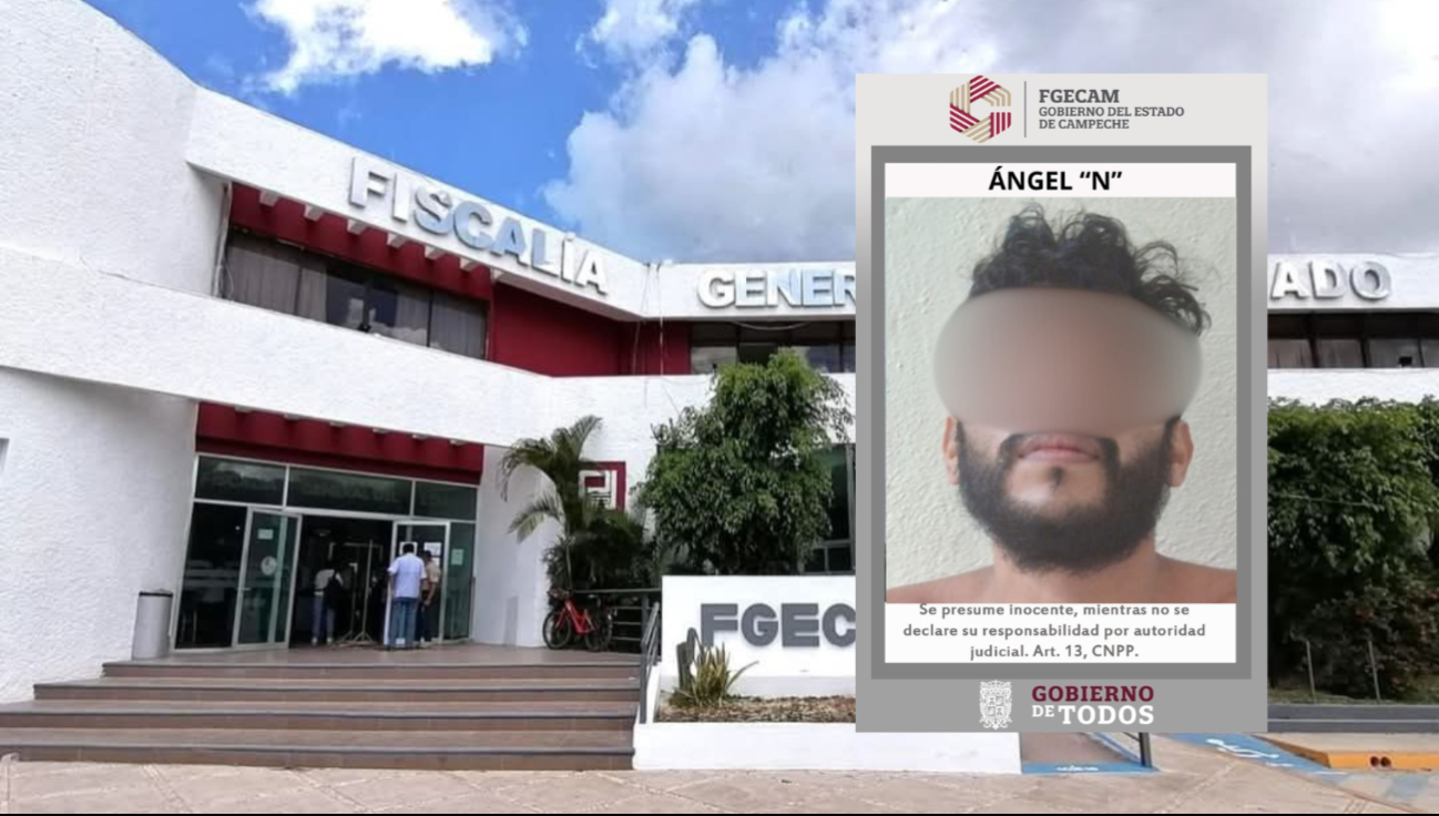 Fiscalía de Campeche vincula a proceso a Ángel ‘N’ por delitos sexuales contra adolescente