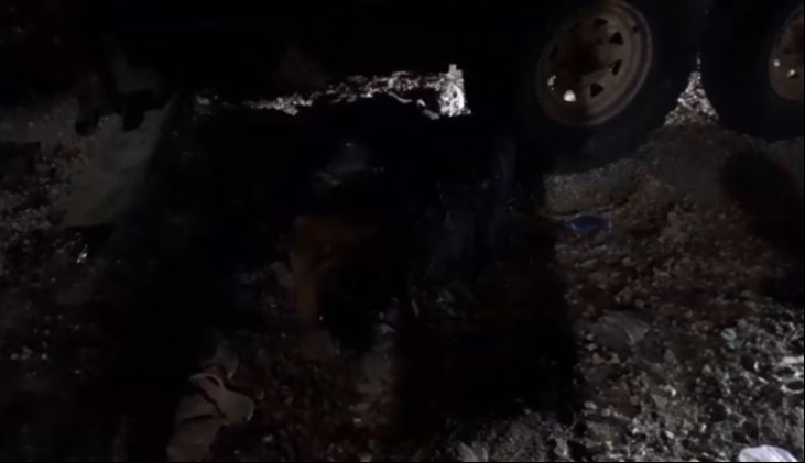 "Araña" del Escuadrón de la Muerte se salva por centímetros de ser atropellado en Dzitbalché