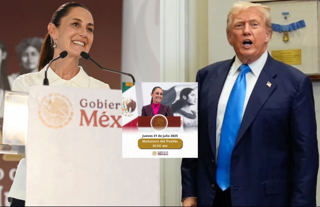 El mandatario estadounidense presión al al gobierno de Claudia Sheinbaum mediante los aranceles. El mandatario estadounidense presión al al gobierno de Claudia Sheinbaum mediante los aranceles.