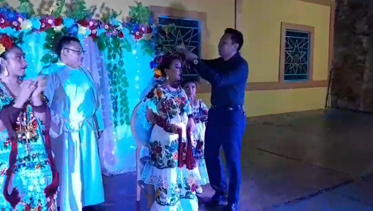 Con lluvia y devoción, inicia el novenario en honor a Nuestra Señora de la Asunción en Dzitbalché