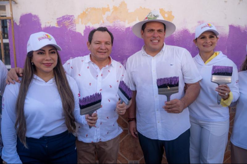 Pintan El Cuyo y atraen visitantes nuevos del extranjero y nacionales