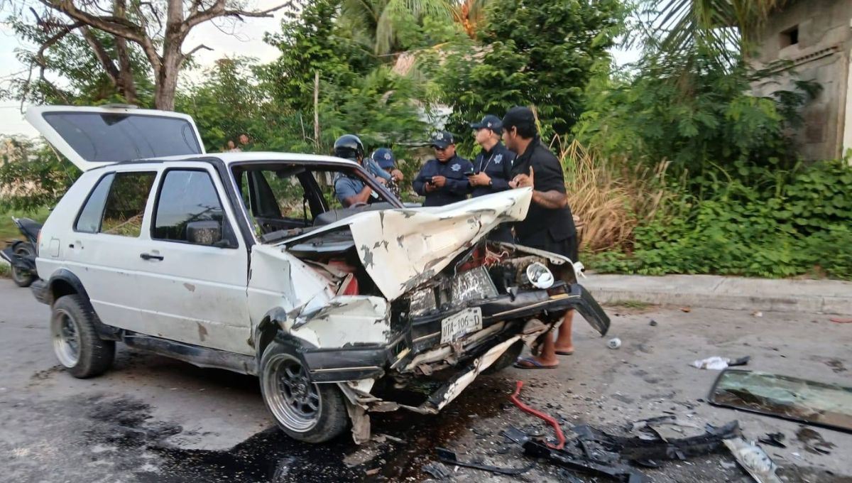 Presunto conductor en estado de ebriedad provoca percance vial