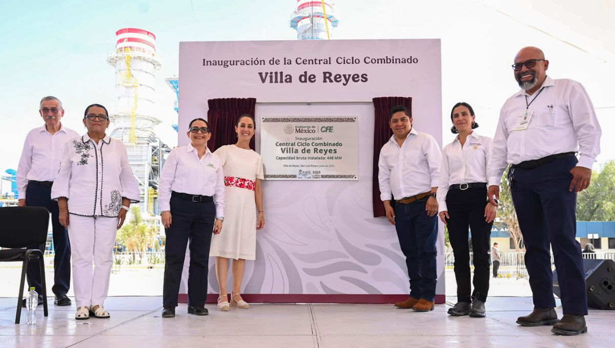 “Hoy no solo estamos inaugurando una central eléctrica, estamos celebrando el rescate de la CFE”, señaló la presidenta Claudia Sheinbaum