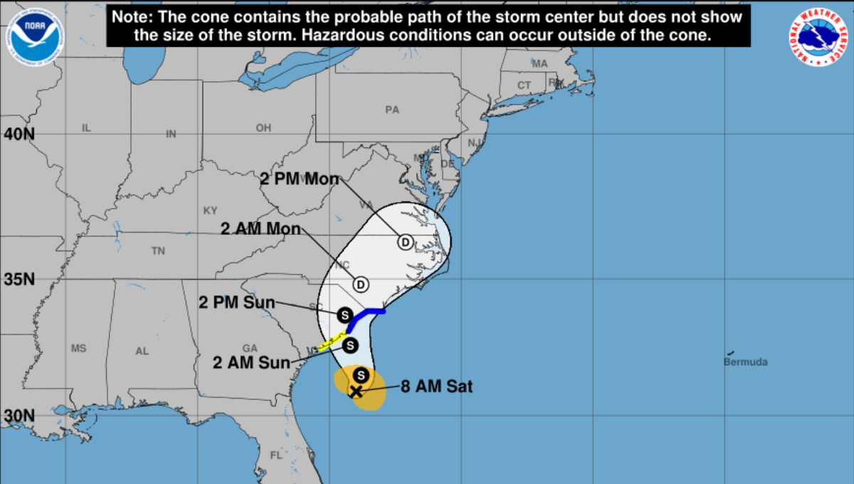 Trayectoria de la Tormenta Tropical Chantal Trayectoria de la Tormenta Tropical Chantal