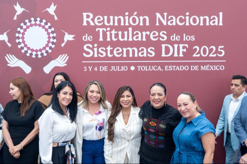 El anuncio fue durante la Reunión Nacional de Titulares de los Sistemas DIF 2025 celebrada en Toluca El anuncio fue durante la Reunión Nacional de Titulares de los Sistemas DIF 2025 celebrada en Toluca