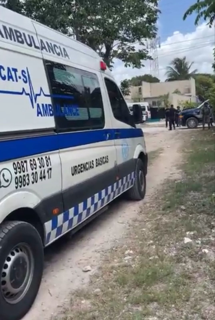 La mujer fue trasladada en condición delicada al Hospital General de Cancún La mujer fue trasladada en condición delicada al Hospital General de Cancún