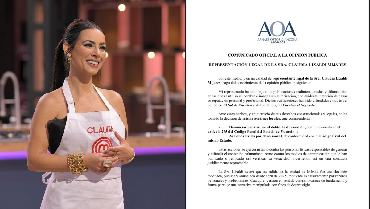 El anuncio se dio luego de que la actriz informara que dejará Mérida El anuncio se dio luego de que la actriz informara que dejará Mérida