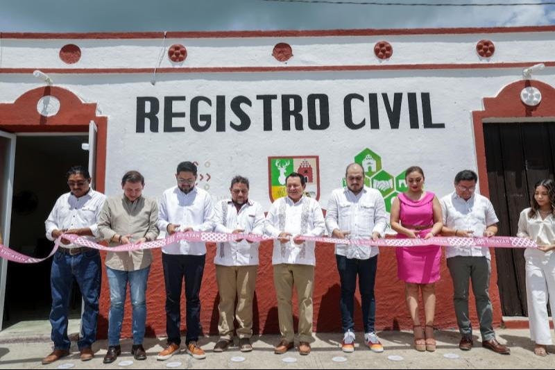 Gobierno de Yucatán reabre Registro Civil en Tahmek Gobierno de Yucatán reabre Registro Civil en Tahmek