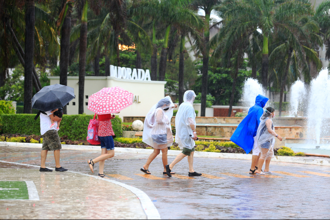 Se recomienda salir con paraguas o impermeables debido al pronostico de lluvias Se recomienda salir con paraguas o impermeables debido al pronostico de lluvias