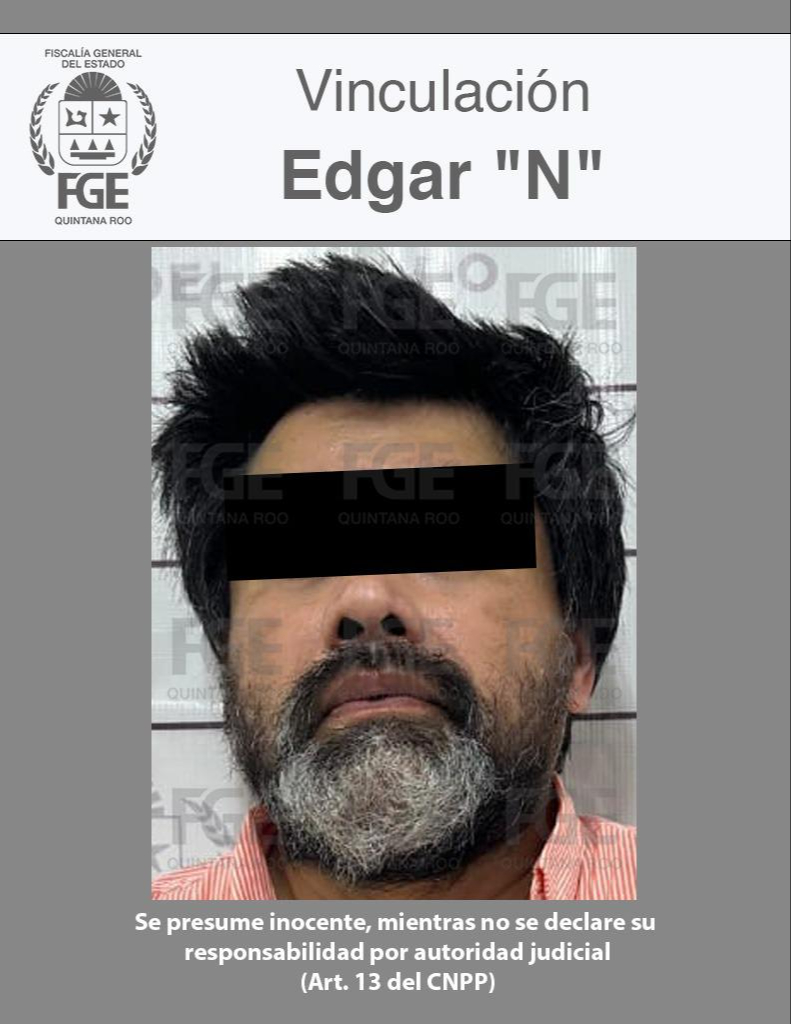 Por delito de violación a una menor de edad en Cancún, Edgar “N" recibe dos años de prisión preventiva