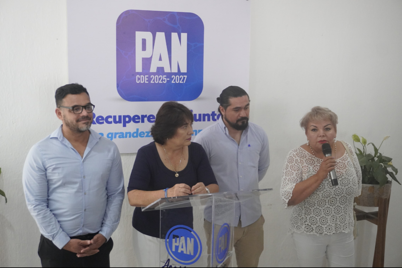 La presidenta estatal del PAN, Nelly Márquez Zapata, descartó una coalición con el PRI, afirmando que “les genera roncha”. La presidenta estatal del PAN, Nelly Márquez Zapata, descartó una coalición con el PRI, afirmando que “les genera roncha”.